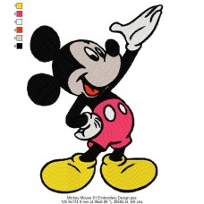 Mickey Mouse 01 Embroidery Design